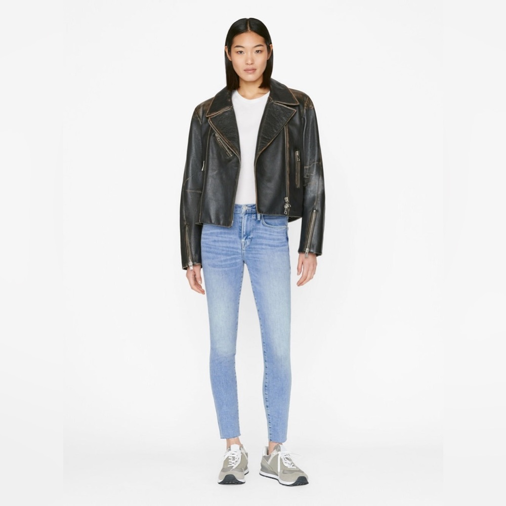 Frame Le High Skinny with raw edge